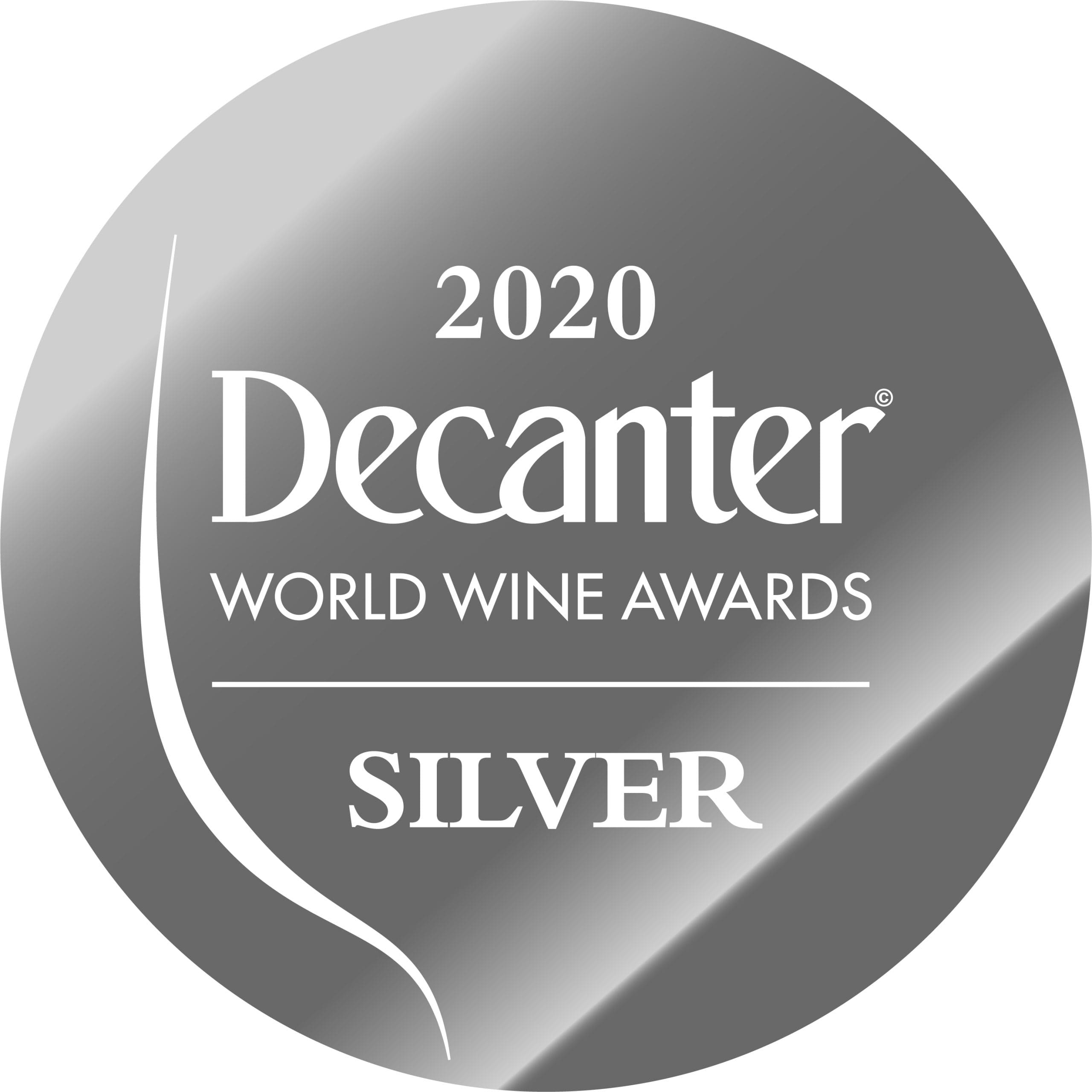 Medalha de Prata  Decanter World Wines  Awards 2020